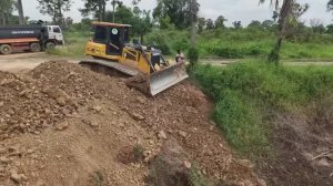 Строим дорогу - все засыпаем и разравниваем 2