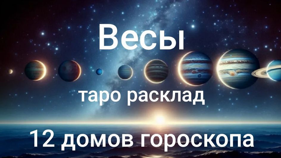 Таро расклад для Весов на 2026 год на 12 домов гороскопа смотреть онлайн