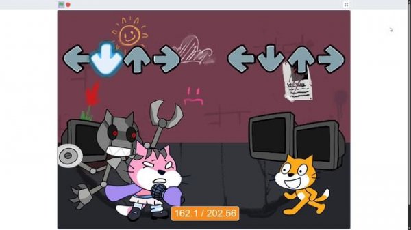 QT mod Scratch Night Funkin Censory Overload song