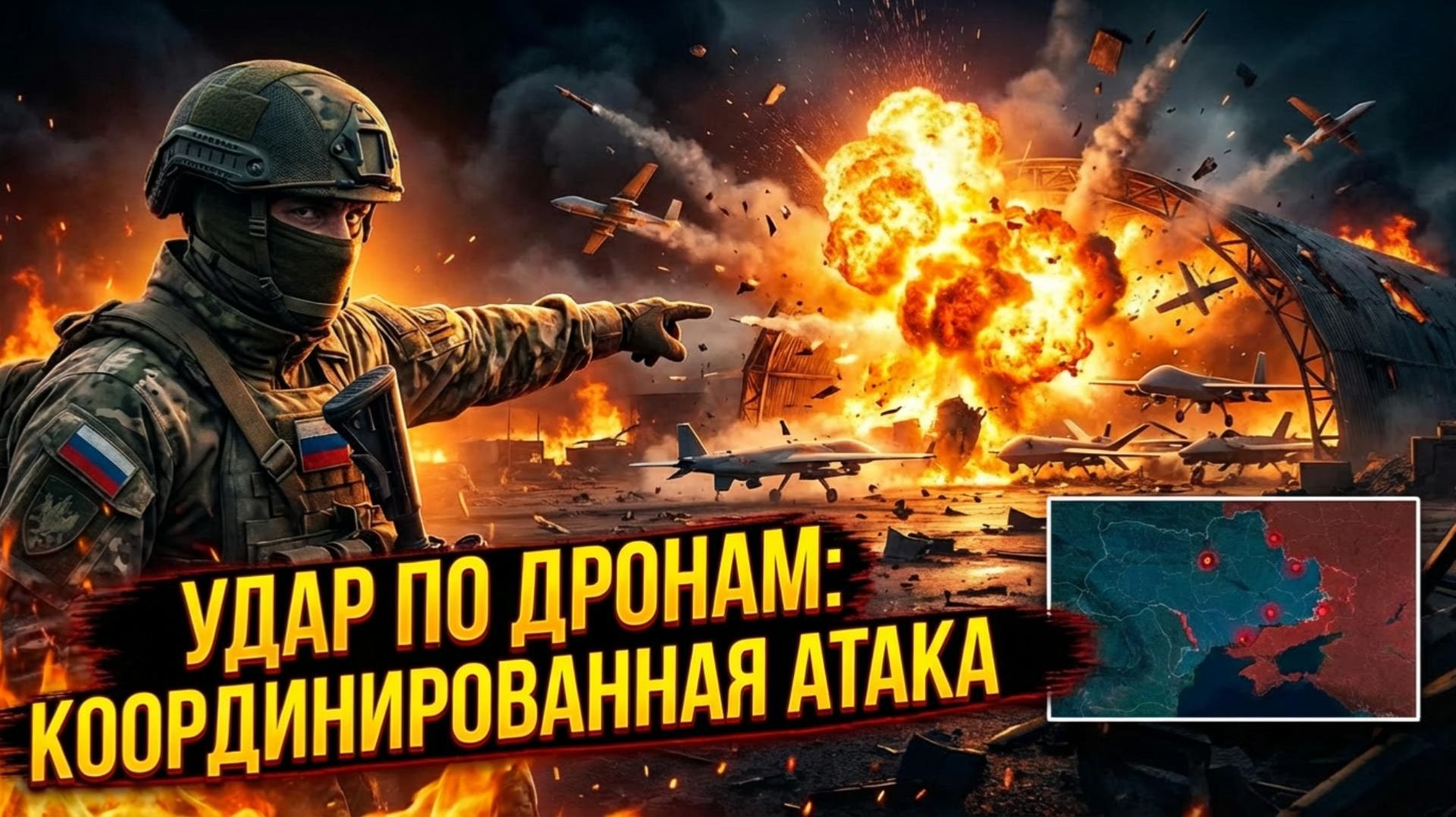 💥Россия наносит точечный удар: Уничтожены секретные ангары с украинскими дронами дальнего действия смотреть онлайн