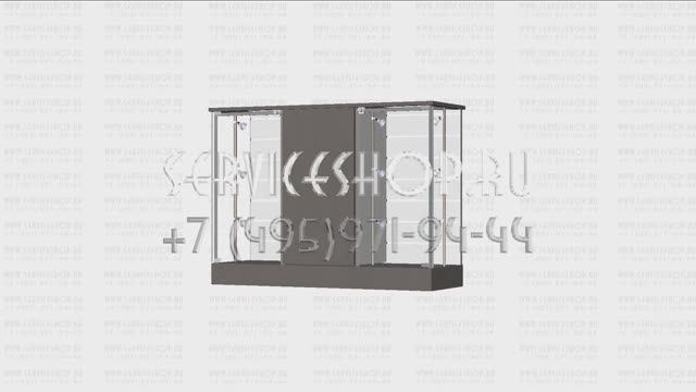 Прилавок торговый с экономпанелью для демонстрации товара