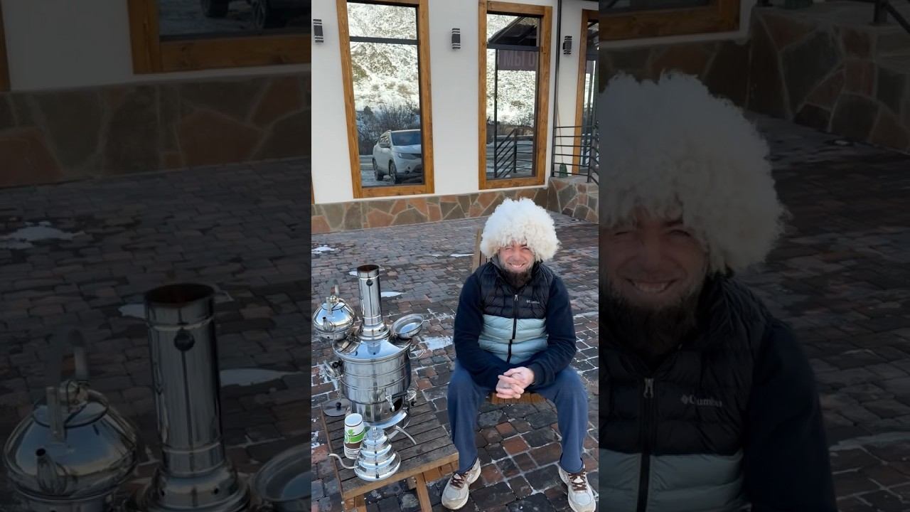 Домик мечты ☕ Сюда приходят за уютом и сладостями   #чай #эльрус #отдых #горы #пейзаж #чайная