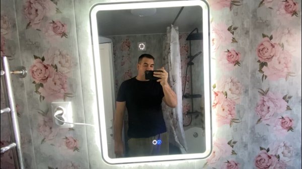 Распаковка и Обзор 😳ЗЕРКАЛО С ПОДСВЕТКОЙ И ПОДОГРЕВОМ 🔥для ВАННОЙ КОМНАТЫ 🛀