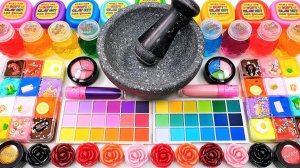 АСМР Слайм, Смешиваем Косметику  и Шарики в МЕГА Слайм