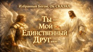 Избранный Богом, Он СКАЗАЛ: ТЫ — МОЙ ЕДИНСТВЕННЫЙ ДРУГ… 😳🕊️