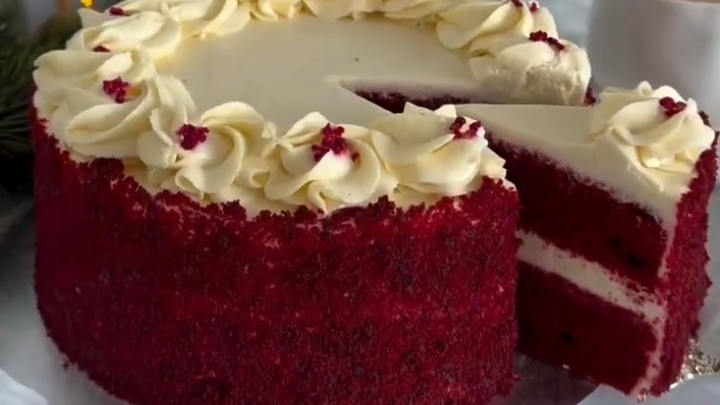 ТОРТ КРАСНЫЙ БАРХАТ. Просто. Вкусно. Эффектно...🍰☕❤️😋