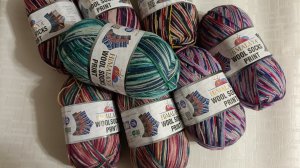 Распаковка носочной пряжи