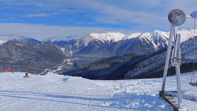 Архыз горнолыжка, безумно красивые горы на станции северного сияния, 10ч 2026 год смотреть онлайн