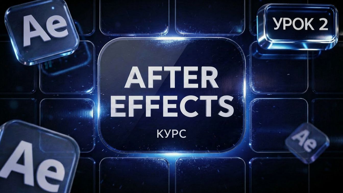 КУРС «С НУЛЯ ЧЕРЕЗ ПРАКТИКУ» | Урок 2 – Гласморфизм в After Effects