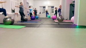 Fitball - тренировка