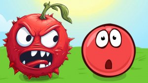 Новый КРАСНЫЙ ШАР, Красныш спасает деревню красных шариков