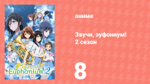 Звучи, эуфониум! 2 сезон 8 серия «Рапсодия простуды» (аниме-сериал, 2015)