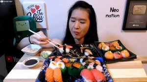 Mukbang ASMR|Подписывайтесь на канал🍣✨ 💜✨