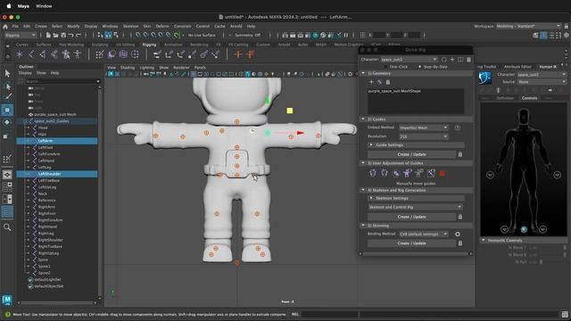 How to Rig a Character in Maya Step-by-Step Quick Rig Tutorial for Beginners - What Make Art (1080p,