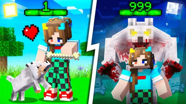 😨 Майнкрафт но ЖИЗНЬ ОБОРОТНЯ от Рождения До Смерти!