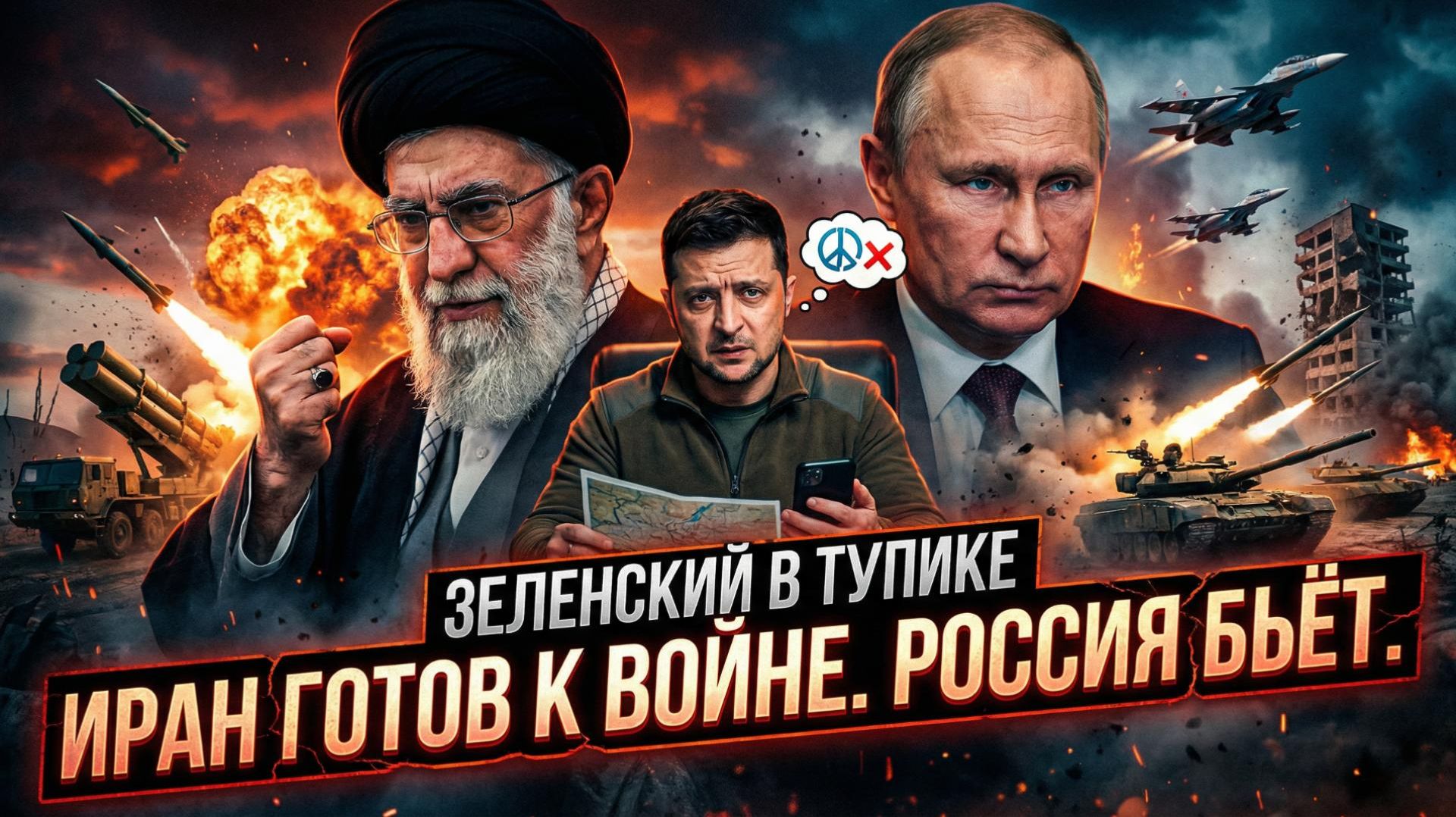 🛡️💥Меркурис | Иран на грани войны: Зеленский в растерянности, Россия наносит удары! смотреть онлайн