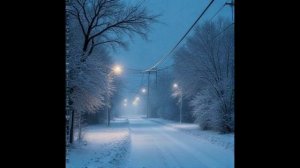 Красиво белые снежинки. Первый вариант