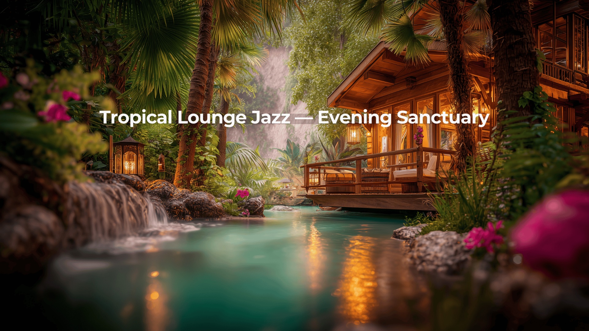 Тропический лаунж-джаз — Вечернее убежище в джунглях | Музыка для отдыха смотреть онлайн