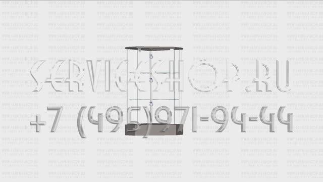 Угловой демонстрационный прилавок