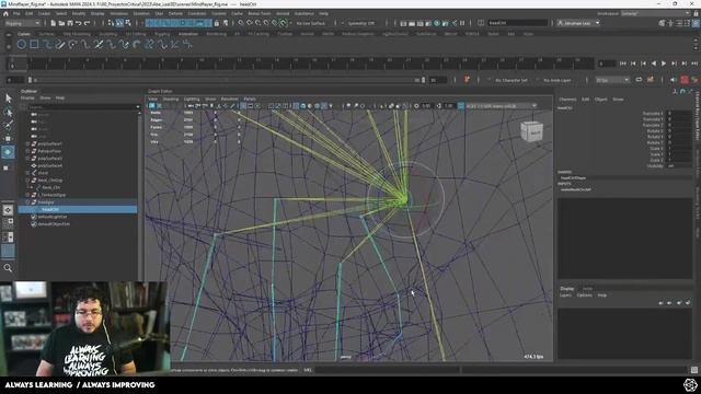 Learn Rigging Basics Tutorial - Part 2 - Controllers - Abe Leal 3D (1080p, h264)