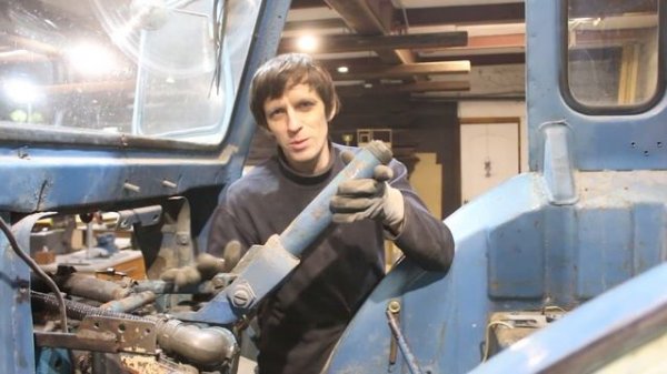 Снял кабину с трактора мтз