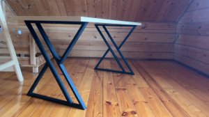 Стол в стиле лофт