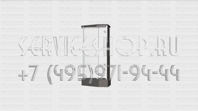 Угловой демонстрационный прилавок с экономпанелью