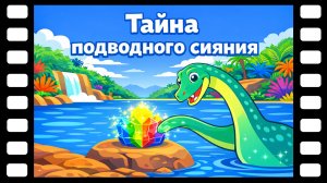 Тайна подводного сияния — Сказки ТракТЫРишкИ 💜 Фиолетовый кристалл и водный динозавр