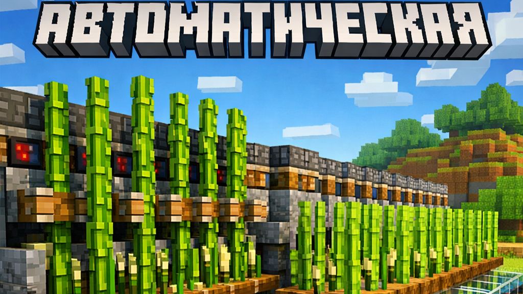 Бесконечно-автоматическая ферма бамбука и тросника