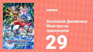 Вселенная Дигимонов: Монстры из приложения 29 серия (аниме-сериал, 2016)