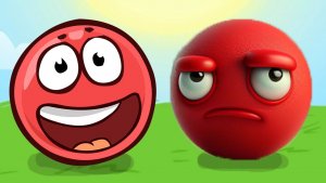 Новый КРАСНЫЙ ШАР, Красныш спасает деревню красных шариков