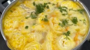 Сливочный СУП с плавленным сырком...🍲🧈🧀😋