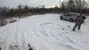 Едем на таежную речку в поисках рыбы!