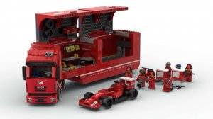 Lego Speed Champions 75913 F14 T и грузовик Scuderia Ferrari