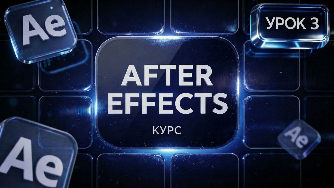 КУРС «С НУЛЯ ЧЕРЕЗ ПРАКТИКУ» Урок 3: Слайд для видео-презентации в After Effects