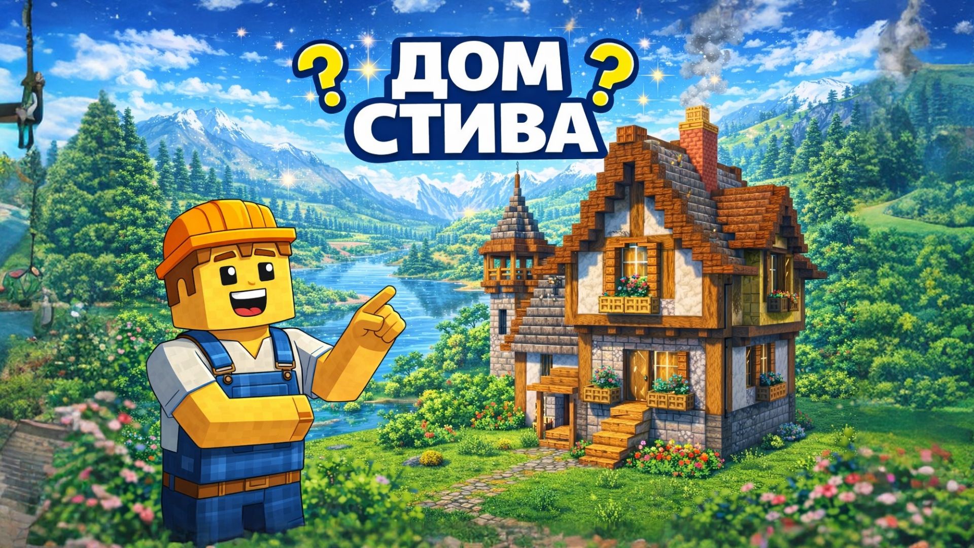 В ЭТОМ ДОМЕ ХВАТИТ МЕСТА ВСЕМ ДРУЗЬЯМ |МАЙНКРАФТ СТРОИТЕЛСЬТВО смотреть онлайн