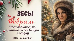 ВЕСЫ ФЕВРАЛЬ 2026