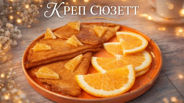 ЗАМЕЧАТЕЛЬНЫЕ БЛИНЫ КРЕП СЮЗЕТТ