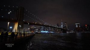 🗽 Нью-Йорк - Ночной пейзаж Манхэттена для спокойного отдыха