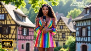 Девушки-синоптики из Франции в прямом эфире: красивые репортеры в Париже, Каннах и Ницце.