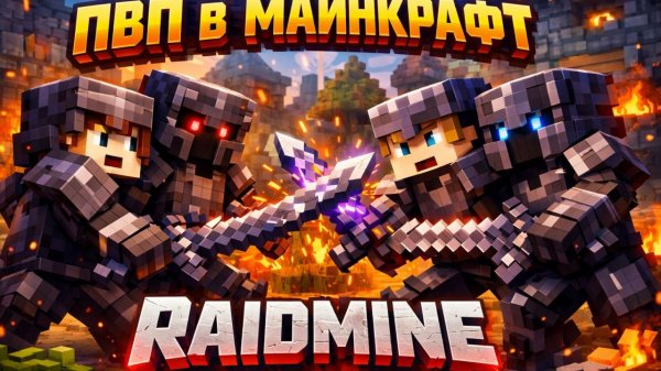 Пвп в майнкрафт на raidmine