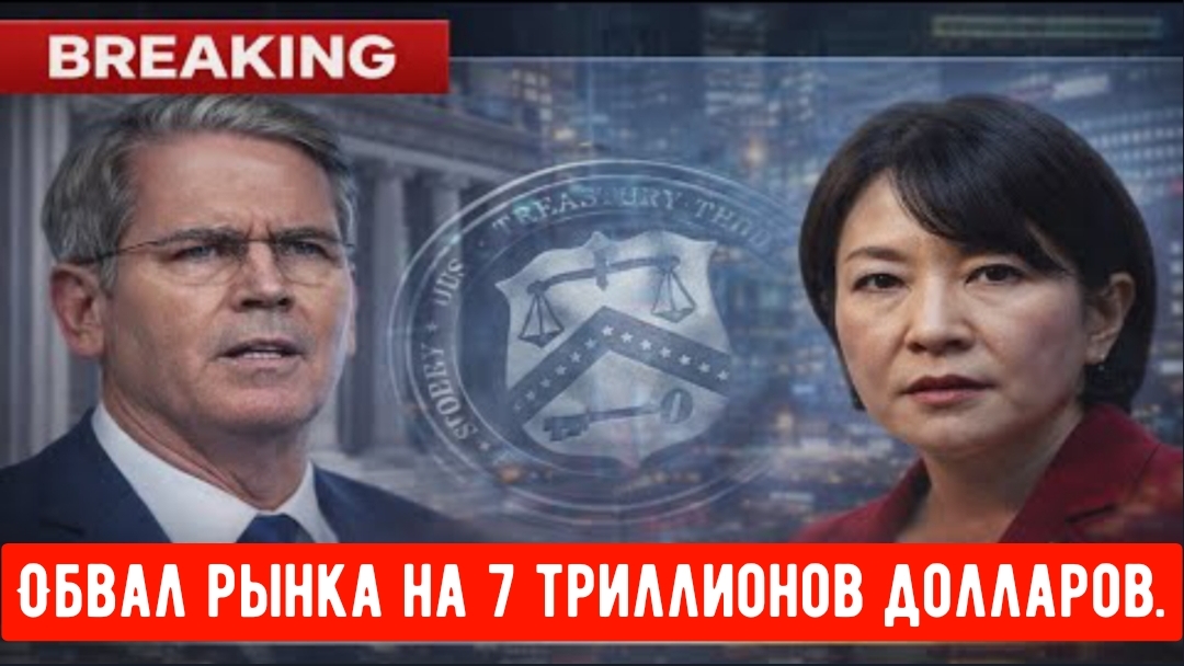 Обвал рынка на 7 триллионов долларов, инициированный Бессентом, оставил Японию без поддержки, а К... смотреть онлайн