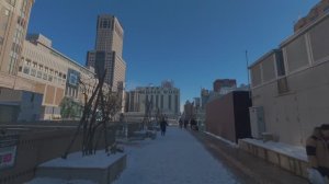 🇯🇵 Саппоро, Хоккайдо, Япония - прогулка по заснеженным улицам ⧸ 2026