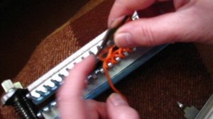 14. Вязание на ручной вязальной машинке "Ивушка". Вязание чулочной вязки