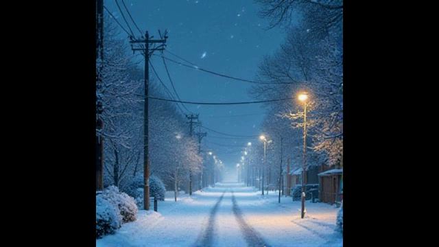 Красиво белые снежинки.  Второй вариант.