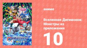 Вселенная Дигимонов: Монстры из приложения 10 серия (аниме-сериал, 2016)