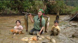 Как поймать и собрать много рыбы для продажи на местном рынке. Жизнь Дуонг.