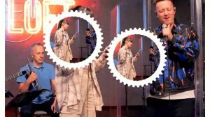 Диана Анкудинова на "Музлофт" - "Side by Side" (коллаж)