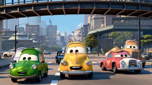 Автомобильные мечты: мчимся по радуге мультик смотреть онлайн