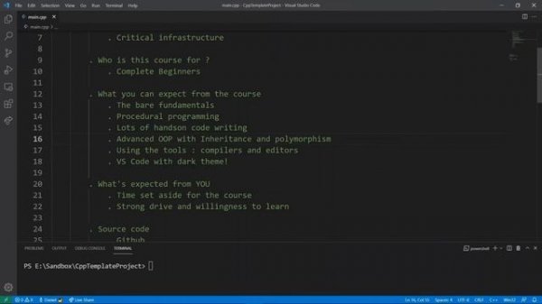 - C++ Programming Course - Beginner to Advanced - 00 - Introduction